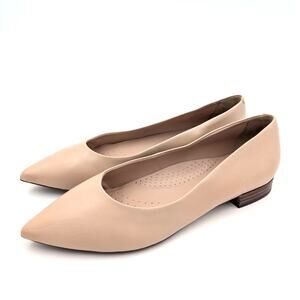Marc Joseph New York Bianca Pointed Toe Pump Women's Beige Size US8.5 EU39